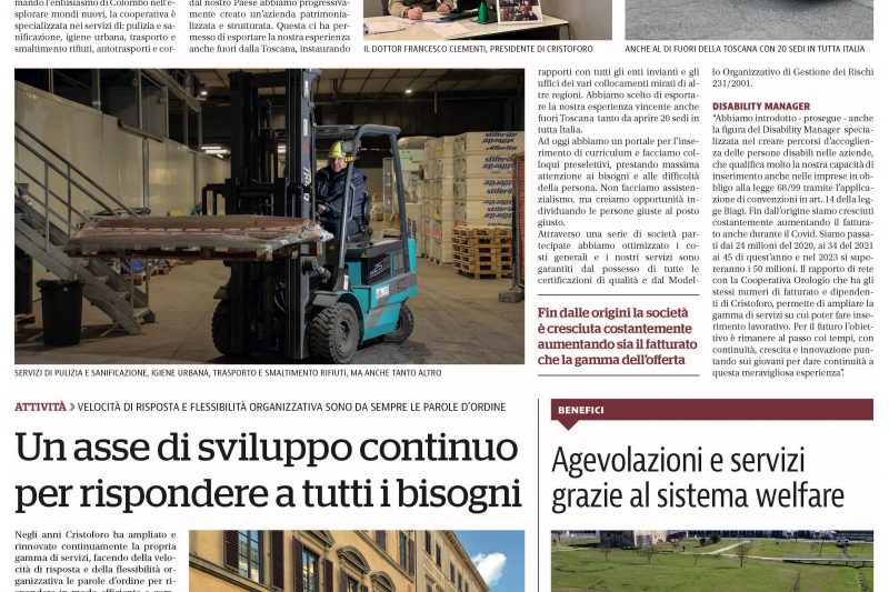 intervista cristoforo a La Repubblica